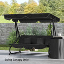 Outsunny Waterproof Garden Swing Canopy Replacement 3 Seater