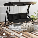 Outsunny Waterproof Garden Swing Canopy Replacement 3 Seater
