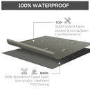 Outsunny Large Garden Set Square Cover Outdoor Furniture Waterproof Resist Fade