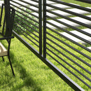 Outsunny Metal Pergola Patio Sun Shelter Grape Tent Retractable Canopy UV Cut