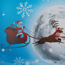 Bedlam Santa Glow In The Dark Duvet Cover Set in Multi