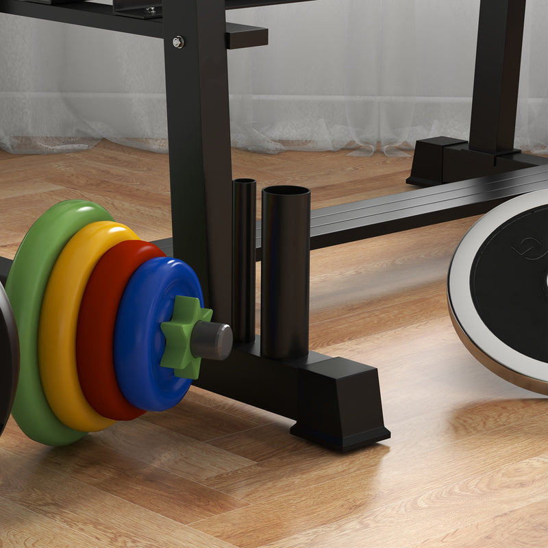 SPORTNOW 3-Tier Dumbbell Rack for Dumbbells, Kettlebells&Plates (Rack Only)