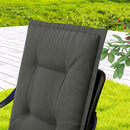 Outsunny Set Of 4 Garden Chair Cushions, Outdoor Seat Pads