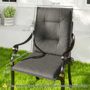 Outsunny Set Of 4 Garden Chair Cushions, Outdoor Seat Pads