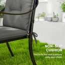 Outsunny Set Of 4 Garden Chair Cushions, Outdoor Seat Pads