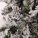 7ft (2.1m) Snow Flocked Woodcote Spruce Artificial Christmas Tree