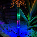 Set of 8 Battery Operated LED Multi Coloured Star Path Lights Christmas Decoration with Timer