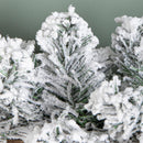 2.7m Imperial Snowy Christmas Garland with 180 Tips