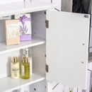 HOMCOM Bathroom Wall Cabinet, Medicine Cabinet w/ Adjustable Shelf, White