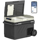 Outsunny Compressor Car Fridge Freezer, Dual Zone With App Control Black