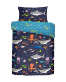 Bedlam Sea Life Duvet Cover Set in Multi