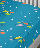 Bedlam Sea Life Fitted Bed Sheet in Multi