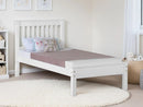 MONACO 3' SINGLE LOW END BED - WHITE