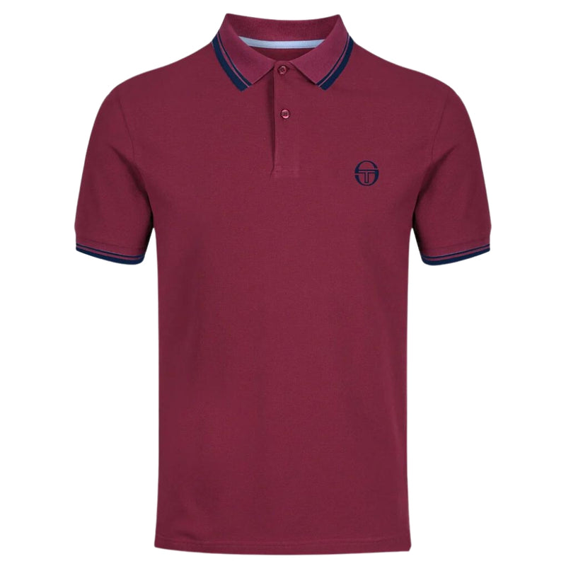 Sergio Tacchini Iconic Polo Shirt - Maroon
