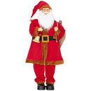 HOMCOM Musical Animated Santa Claus with Music, Dancing, Bell and Sack