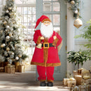 HOMCOM Musical Animated Santa Claus with Music, Dancing, Bell and Sack