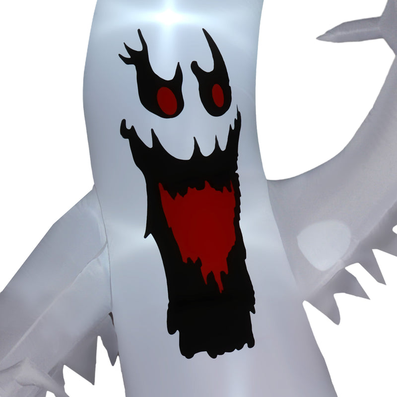Outsunny 11.8FT Halloween Inflatable Spooky Ghost, Blow Up Garden Decoration