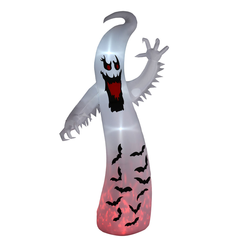Outsunny 11.8FT Halloween Inflatable Spooky Ghost, Blow Up Garden Decoration