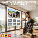 SPORTNOW Exercise Bike For Home With Smart APP, 0-100% Magnetic Resistance