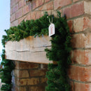Samuel Alexander 270cm (9ft) X 25cm Plain Green Christmas Garland Decoration