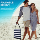 Outsunny Garden Beach Chair Mat, Sun Lounger Seats with Adjustable Back