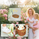 AIYAPLAY Toddler Trike with Adjustable Parent Handle Basket for Kids