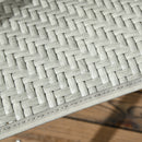 Outsunny Wicker Dining Chairs Set of 4, Stackable Outdoor Chairs