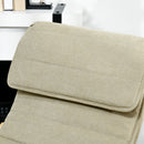 HOMCOM Rocking Chair Recliner Armchair With Adjustable Footrest, Khaki