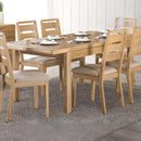 ARC OAK DINING TABLE
