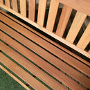 Cartmel 3 Seater Outdoor Wooden Garden Patio Bench