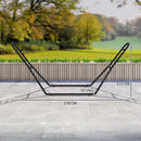 Outsunny 9ft Hammock Stand Adjustable with Non-Slip Feet, 250 kg Capacity