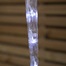 2.7m Set Of 10 Battery Operated In-Lit Christmas Icicle Lights With 40 Cool White LEDs