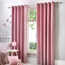 Fusion Sorbonne Eyelet Curtains in Blush