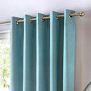 Fusion Sorbonne Eyelet Curtains in Duck Egg