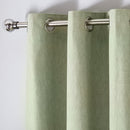 Fusion Sorbonne Eyelet Curtains in Green