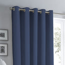 Fusion Sorbonne Eyelet Curtains in Navy