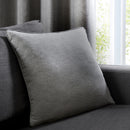 Fusion Sorbonne Filled Cushion in Charcoal