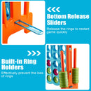Giant 4 in A Row Game Set with 42 Jumbo Rings and Sliders-Blue