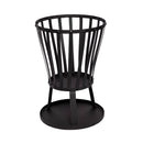 35cm Outdoor Black Steel Garden Log Burner Fire Basket