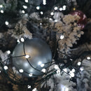1.8m White LEDs Green Garland Wire Light Christmas Decoration with Timer
