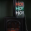 29cm Light Up Hanging Or Freestanding Christmas Ho Ho Ho Neon Sign