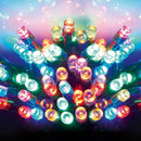 600 LED 60m Premier Christmas Indoor Outdoor Multi Function Battery Operated String Lights with Timer in Multicoloured