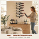 HOMCOM Wall Mount Wine Rack