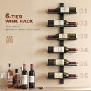 HOMCOM Wall Mount Wine Rack