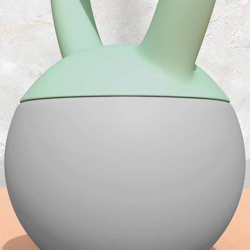 SPORTNOW 10KG Kettlebell with Soft Body and Non-Slip Handle, Grey and Green