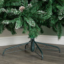 8ft (2.4m) Tall Rocky Mountain Pine Christmas Tree with 1769 Snow Tipped Branches & Pinecones