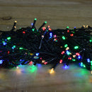 720 LED 57.5m Indoor Outdoor Christmas Multi Function Mains Operated String Lights with Timer in Multicoloured