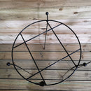 80cm X 45cm Large Cottage Heavy Duty Black Metal Herbaceous Garden Plant Support Grow Through