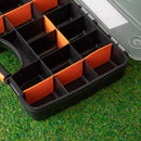 29 X 38cm DIY Plastic Storage Tub Box With 15 Compartments