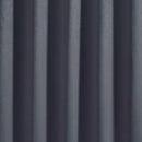 Fusion Strata Single Panel Eyelet Door Curtain in Navy